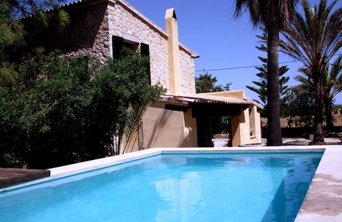 Santa Maria del Cami Villa | Beautiful design villa amongst vineyards, with pool, BBC & mountains views