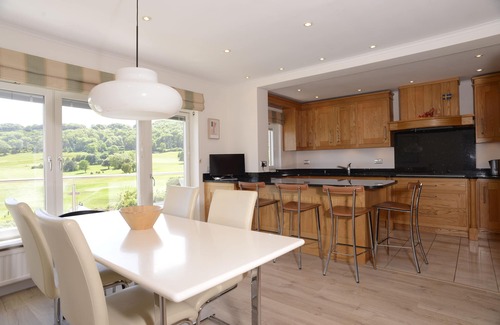 Eastbourne House | Beautiful family house with pool and views over golf course and South Downs