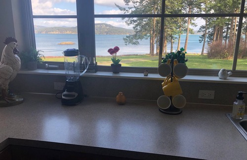 Lopez Island House | Beautiful farmhouse overlooking water with beach access on a private estate