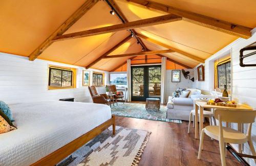 Ingram Other | Beautiful Glamping Tented Cabin in Ingram, Texas, with Access to the Guadalupe River