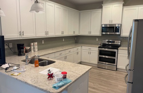Sun City Center House | Beautiful golf course view. Large kitchen. Open concept living area.