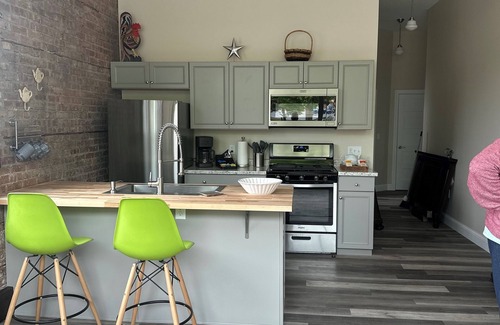Manistique Apartment | Beautiful ground floor apartment located steps from downtown Manistique, MI