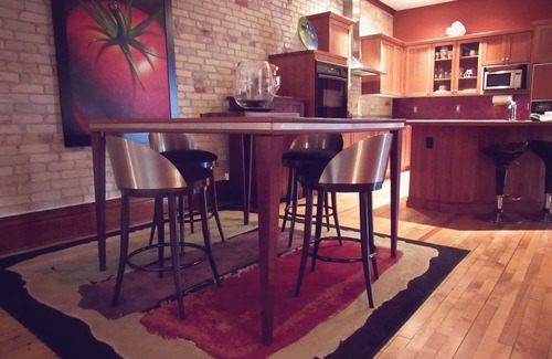 Coopersville Apartment | Beautiful Historic Loft Downtown Coopersville, MI