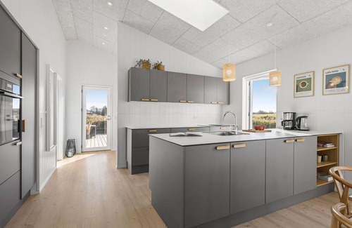 Lokken House | Beautiful home in Løkken with sauna