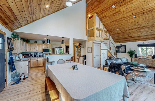 Arnold Cabin | Beautiful home with pellet stove, deck, pool table, and nearby amenities