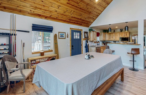Arnold Cabin | Beautiful home with pellet stove, deck, pool table, and nearby amenities