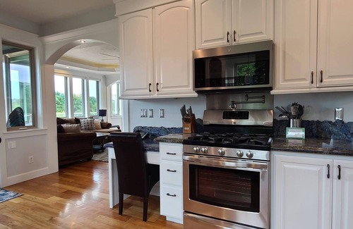 Roads End House | Beautiful Home with Ocean View, Large Yard, and Hot Tub