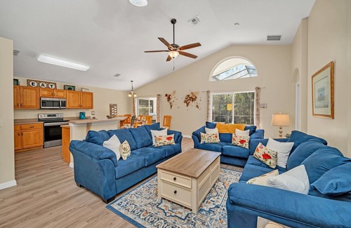 Cumbrian Lakes House | Beautiful home with a private pool. Close to Disney and pet friendly.
