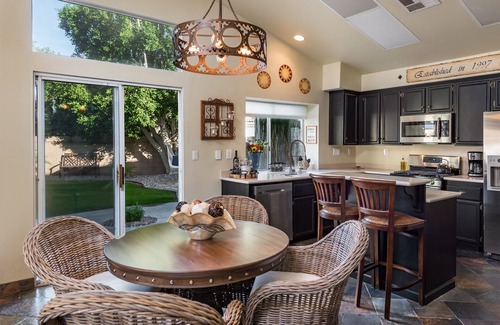 Topaz House | Beautiful home with huge, lush, private backyard and Beach Entry Pool!