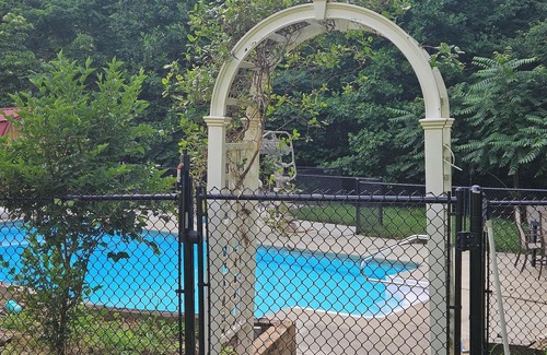 Mills River House | Beautiful house on the hill with private pool, hot tub and full work out room!