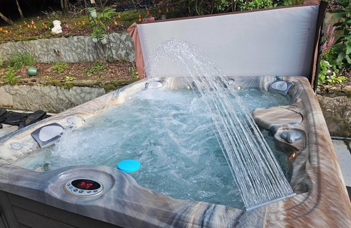Mills River House | Beautiful house on the hill with private pool, hot tub and full work out room!