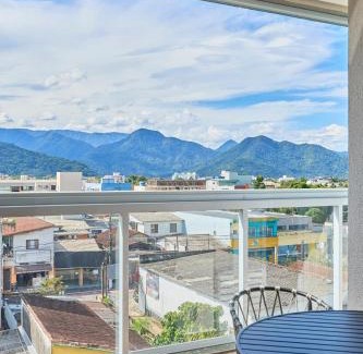 Centro Apartment | Beautiful in Ubatuba - Barbecue, Pool, Air Conditioning