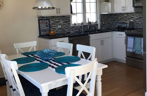 Jamestown Shores House | Beautiful Jamestown home steps from the water