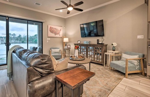 Montgomery House | Beautiful Lake Conroe Home with Private Dock!