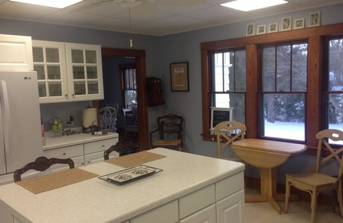 Mikana House | Beautiful lake-home, plus separate cottage, 200+ feet level shoreline,1.3 acres