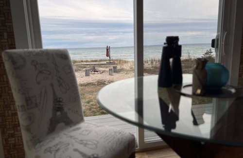 Beaver Island House | Beautiful Lake Michigan Views! Island Windsong Beachfront Home on Beaver Island