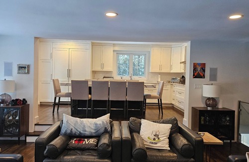 Feronia House | Beautiful lakefront home on Trout Lake! Hot tub and movie room included!