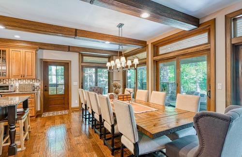 Blakeslee House | Beautiful lakefront home with hot tub, game room, washer/dryer & private dock