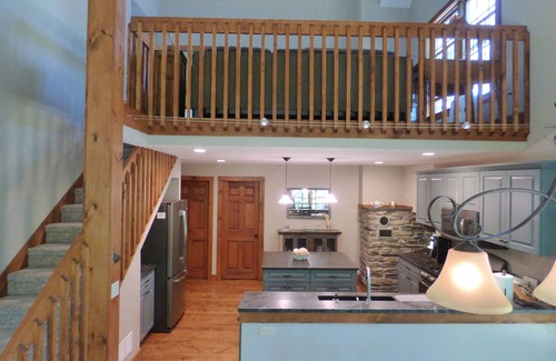 South Londonderry House | Beautiful Lakefront Home is located in Woods on Cole Pond. Near Stratton