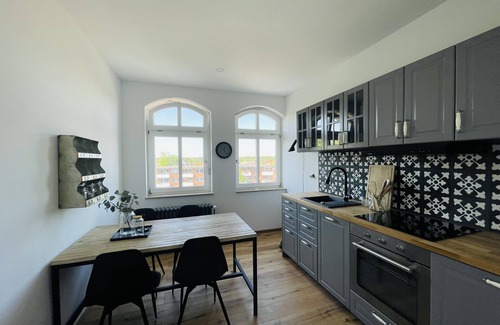 Bad Bevensen Apartment | Beautiful living in the monument Imperial Post Suite 4 at the Wilhelmsgarten close to the center