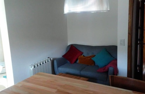 El Chalten Apartment | Beautiful Loft one bedroom apartment in two storeys for up to two guests kitchen