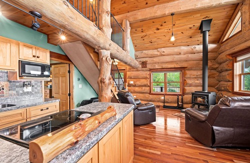 Silver Bay Cabin | Beautiful Log Cabin, Stunning Lake Superior & Tettegouche view, private