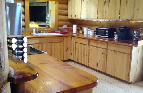 Young Cabin | Beautiful Log house with plenty of western charm & touch of modern