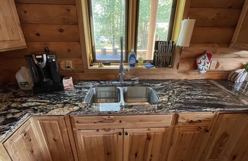 Lake Nebagamon House | Beautiful Log Lake Home with Loft