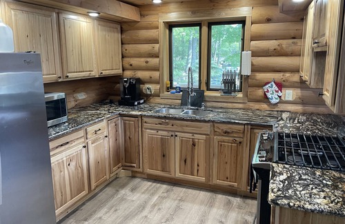 Lake Nebagamon House | Beautiful Log Lake Home with Loft