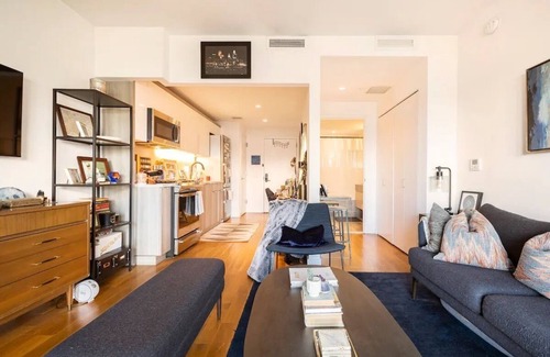 Greenpoint Apartment | Beautiful Modern Studio in Luxury Building