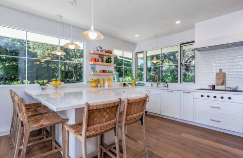 Golden Quadrangle House | Beautiful Montecito Estate with magical gardens- Renovated in 2025