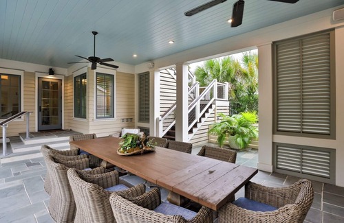 Palmetto Bluff House | Beautiful Moreland Village Carriage House - private pool, outdoor kitchen, private entrance!