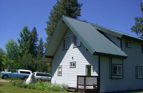 Garden Valley House | Beautiful mountain home with hot tub over looking Scriver Creek meadow.