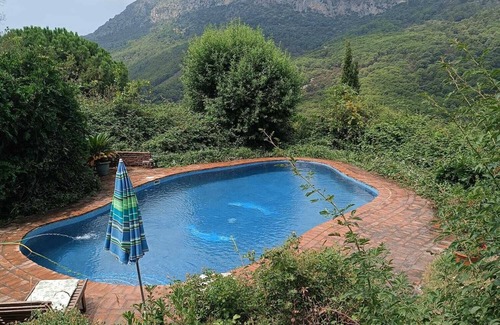 Casares Cottage | Beautiful mountain farm cottage.Private pool.Winter monthly rates. WiFi. AC.