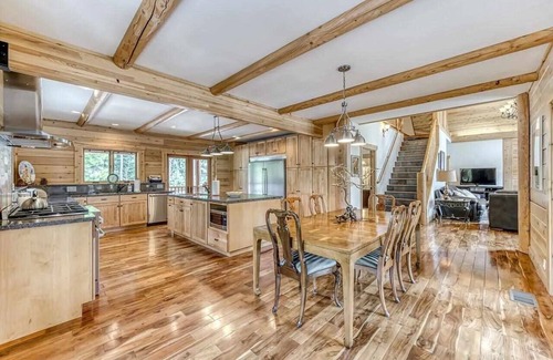 Whitehawk House | Beautiful mountain log home located near world famous hiking, skiing and golfing