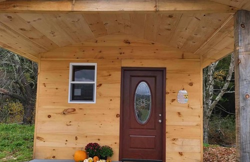 Newland Cabin | Beautiful Mtn Rustic studio Cabin by the Creek