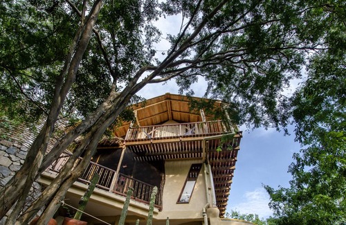 Santa Maria Tonameca House | Beautiful & Eco Cabaña in Forest w/ Ocean View