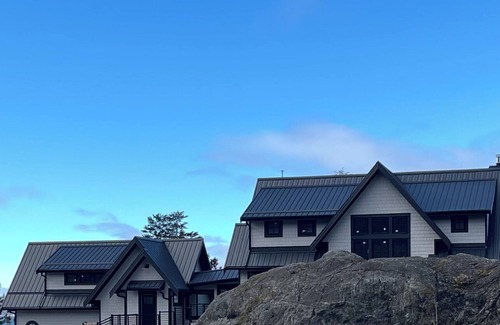 Telegraph Cove House | Beautiful new 3 bedroom house with stunning ocean views! A short walk to marina.