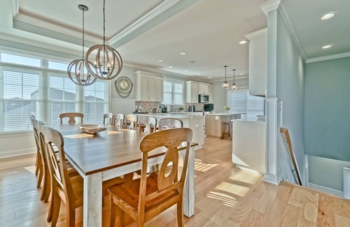 Ocean Isle Beach House | Beautiful new Custom Oceanfront home with XL covered decks, pool and elevator.
