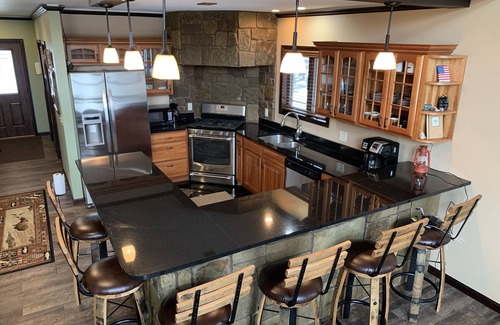 Wetmore Cabin | Beautiful new home on chain of lakes 20 minutes from Pictured Rocks