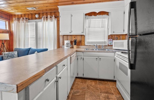 Cherry Grove Beach Apartment | Beautiful oceanfront balcony at this pet-friendly, cozy apartment steps from the sand