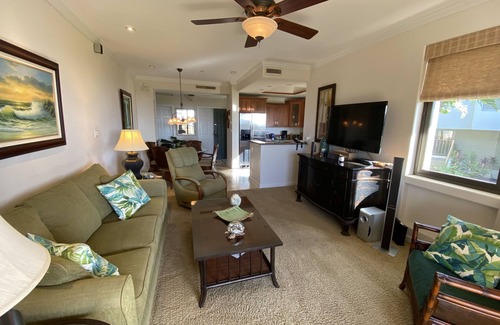 Kapalua Condo | Beautiful Ocean & Golf course views at this Kapalua Golf Villa, discounted 2024