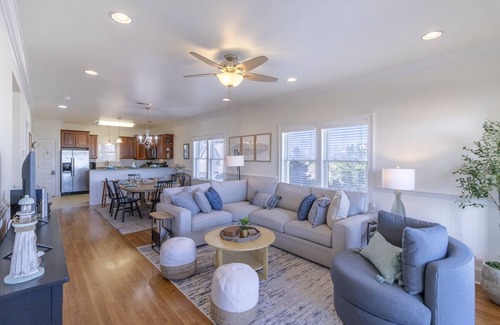 Rodanthe Condo | Beautiful oceanfront condo with boardwalk to the beach!