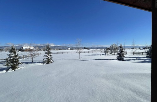 Brookdale Meadows House | Beautiful panoramic mountain views and ample parking for toys