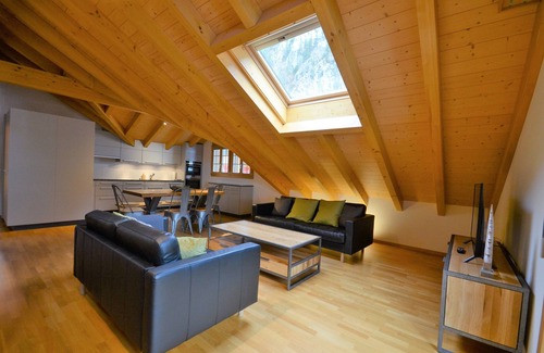 Lauterbrunnen Apartment | Beautiful penthouse apartment with stunning views of Lauterbrunnnen valley.