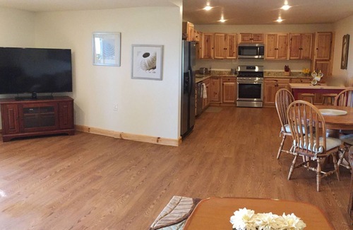 Palmetto Apartment | Beautiful Pet Friendly Island Waterfront Apartment, 100Ft Fishing Dock and Tiki.
