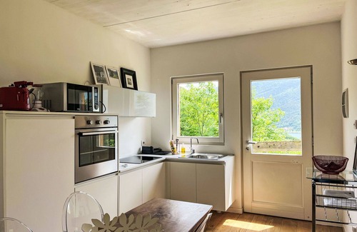Mezzolago House | Beautiful private villa for 3 people with WIFI, TV, patio, pets allowed and parking