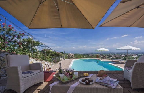 Casalguidi Villa | Beautiful private villa with private pool, WIFI, A/C, TV, terrace, panoramic view and parking