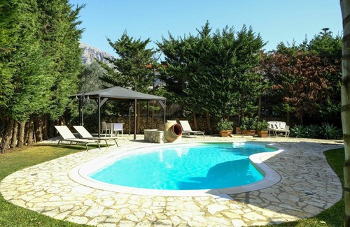 Cinisi Villa | Beautiful private villa for 7 guests with WIFI, A/C, private pool, TV, patio and parking