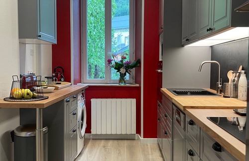 Bagneres-de-Luchon Apartment | Beautiful renovated apartment with courtyard